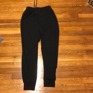Black joggers